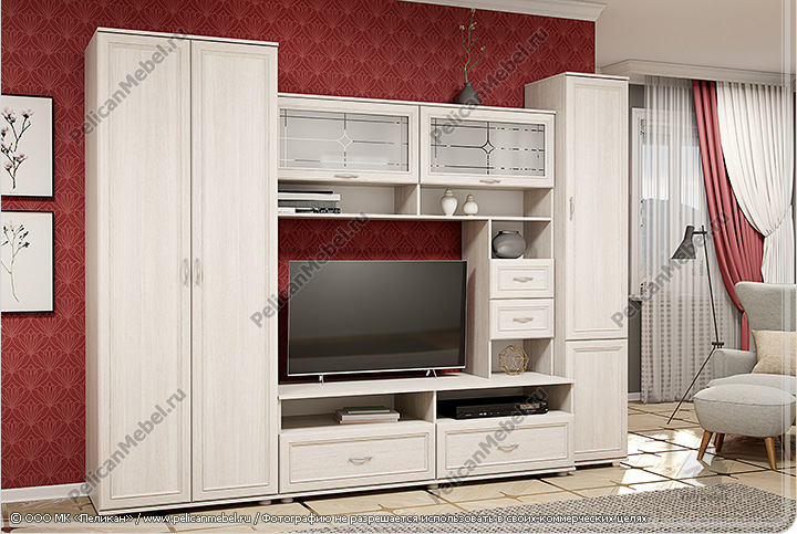 Корпусная мебель для гостиной белорусских производителей
