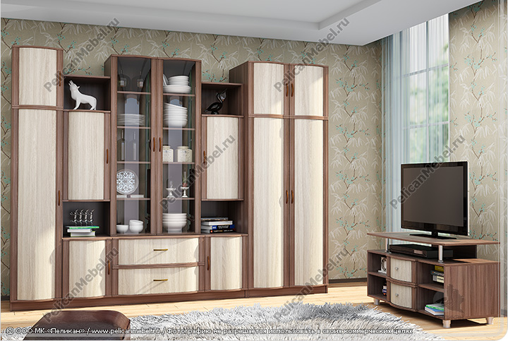 Корпусная мебель для гостиной белорусских производителей